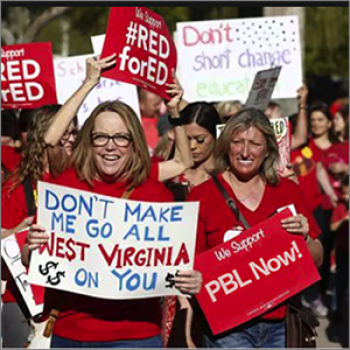 Teachers on strike in West Virginia