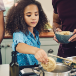 girl cooking 